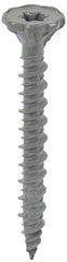 Rock-On 23306 Screw, #9 Thread, 1-1/4 in L, Serrated Thread, Flat Head, Phillips, Torx Drive, Sharp Point, Steel, 750 PK