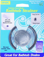 DP60C SS MESH BATHTUB STRAINER
