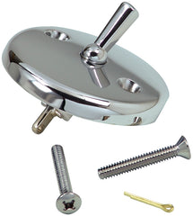 Danco 80991 Overflow Plate with Trip Lever, Metal, Chrome-Plated