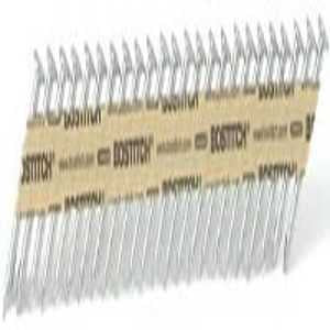 Bostitch Strapshot PT-MC14815-1M Connector Nail, Paper Tape Collation, 1-1/2 in L, 16, Steel, Bright