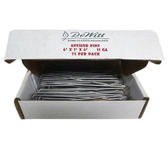 DeWitt AP75 Anchor Pin, 6 in L, 6 in W, 1 in Thick, Steel