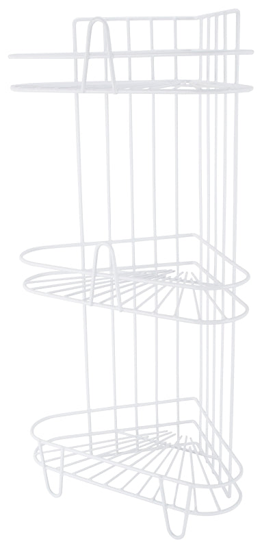 SHOWER CADDY 3 TIER WHITE