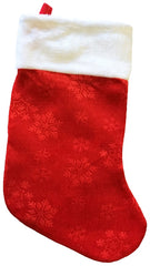 Hometown Holidays 28909 Christmas Stocking, Polyester, Red/White