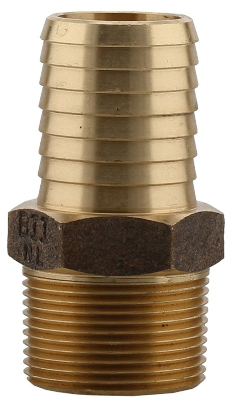 Boshart PENL-BMA12 Series Pipe Adapter, 1-1/4 in, MPT x Insert, Bronze, 10.63 in L