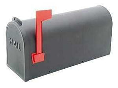 P9222N RURAL BLACK MAILBOX