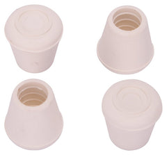 FE-50641-B WHT RBR LEG TIP 1/2