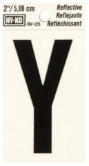 RV-25/Y REFL LETTER Y 2IN