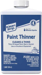 Klean Strip QKPT943 Paint Thinner, Water White, 1 qt, Can
