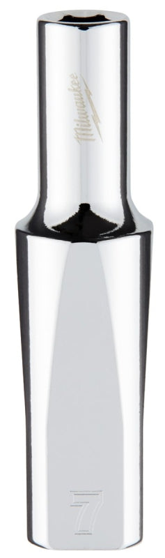 Milwaukee 45-34-9091 Socket, 7 mm Socket, Deep Socket, 3.543 in OAL, 3/8 in Drive, 6 -Point, Chrome Vanadium Steel