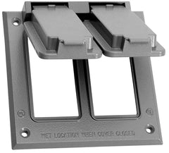 FGV-2DCV COVER 2GFCI WEATHERPR