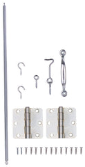 DOOR HINGE HRDW KIT ZN PLT STL