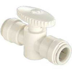Watts 3539-08/P-450 Stop Valve, 3/8 in Connection, Push-Fit, 250 psi Pressure, Plastic Body