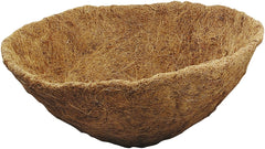 Landscapers Select T51451B-3L Planter Liner, 15 in Dia, 7 in H, Round, Coconut Fiber, Brown